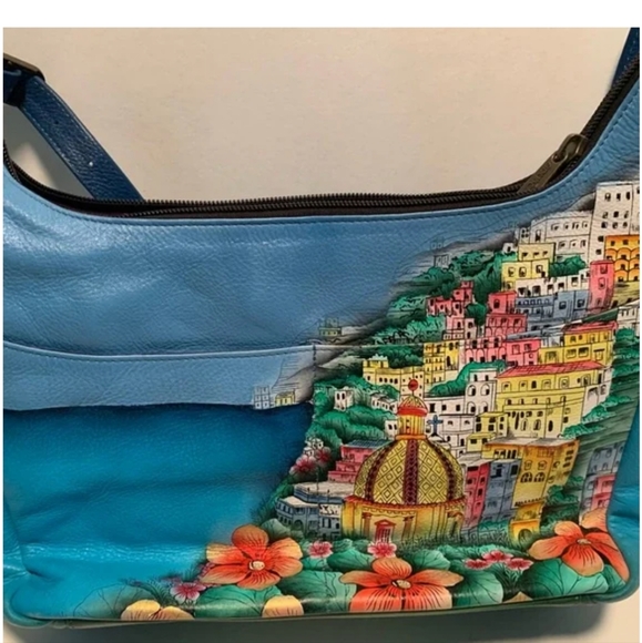 Anushka Hand Painted Handbag - Picture 1 of 5